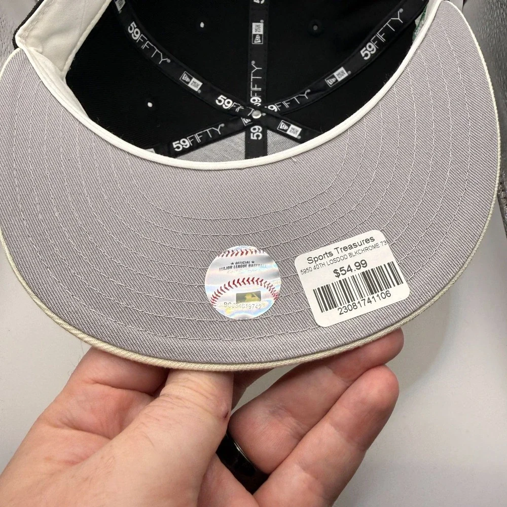 New Era 59Fifty‎ Los Angeles Dodgers Anniversary Cap Black Green Cream 7 3/8